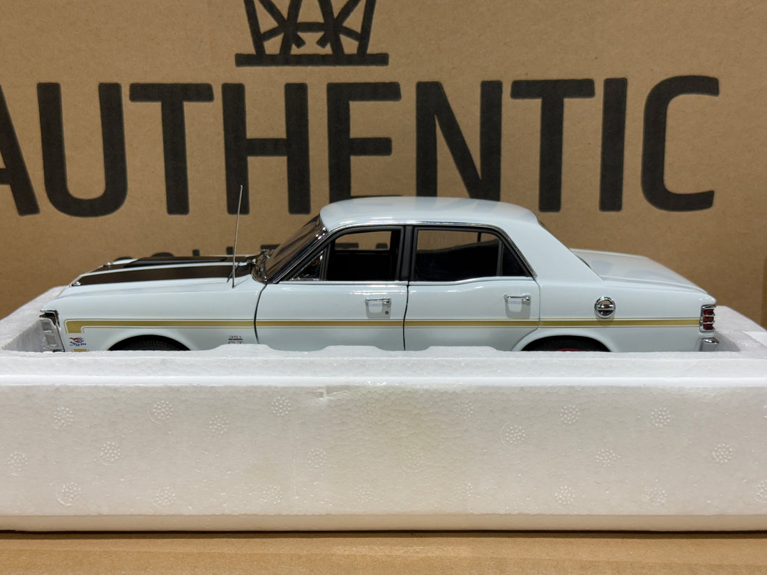 FORD XW FALCON GT-HO - DIAMOND WHITE - 1:18 SCALE DIECAST MODEL - AUTOart