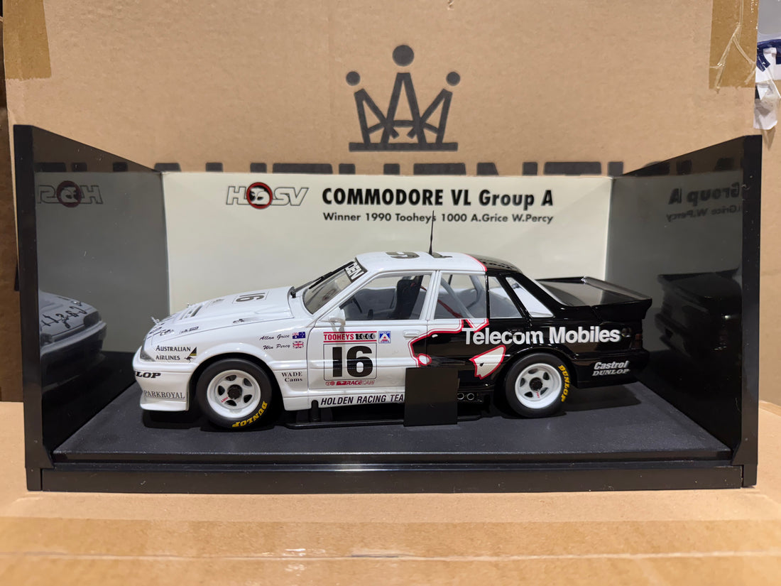 1990 TOOHEYS 1000 WINNING COMMODORE VL GROUP A - A.GRICE W.PERCY - 1:18 SCALE DIECAST MODEL - AUTOart