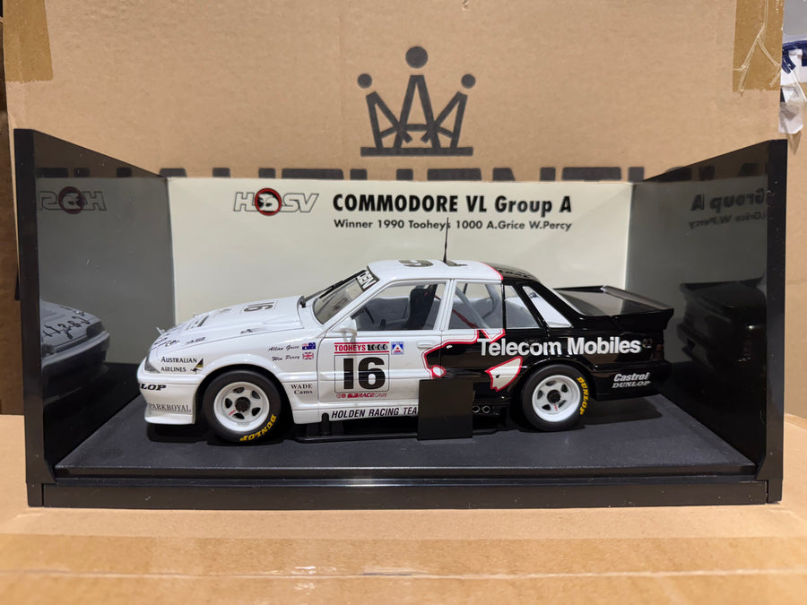 1990 TOOHEYS 1000 WINNING COMMODORE VL GROUP A - A.GRICE W.PERCY - 1:18 SCALE DIECAST MODEL - AUTOart