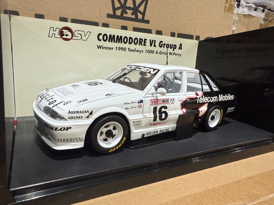 1990 TOOHEYS 1000 WINNING COMMODORE VL GROUP A - A.GRICE W.PERCY - 1:18 SCALE DIECAST MODEL - AUTOart