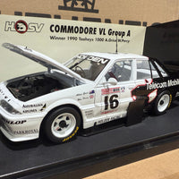 1990 TOOHEYS 1000 WINNING COMMODORE VL GROUP A - A.GRICE W.PERCY - 1:18 SCALE DIECAST MODEL - AUTOart
