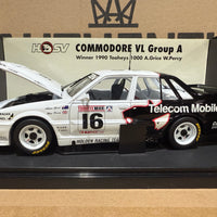 1990 TOOHEYS 1000 WINNING COMMODORE VL GROUP A - A.GRICE W.PERCY - 1:18 SCALE DIECAST MODEL - AUTOart