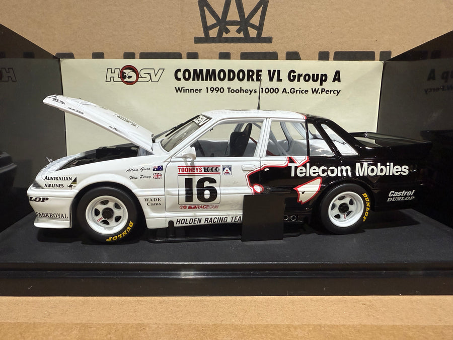 1990 TOOHEYS 1000 WINNING COMMODORE VL GROUP A - A.GRICE W.PERCY - 1:18 SCALE DIECAST MODEL - AUTOart