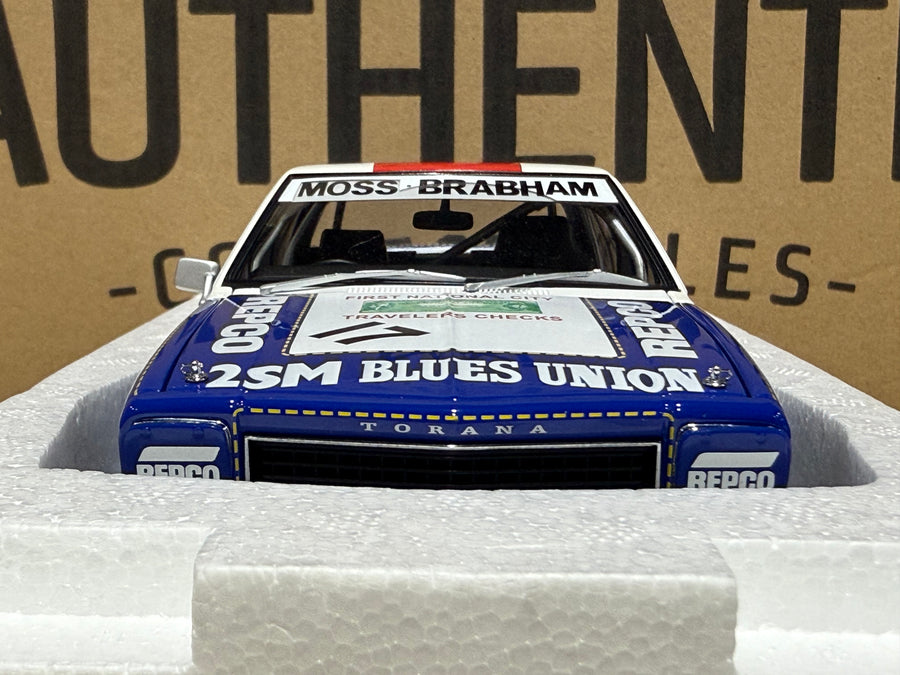1976 BRABHAM/MOSS BATHURST - HOLDEN LH TORANA L34 SLR 5000 - 1:18 SCALE DIECAST MODEL - AUTOart