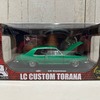 INDY GREEN LC 308 TORANA - 1:24 SCALE DIECAST MODEL - DDA