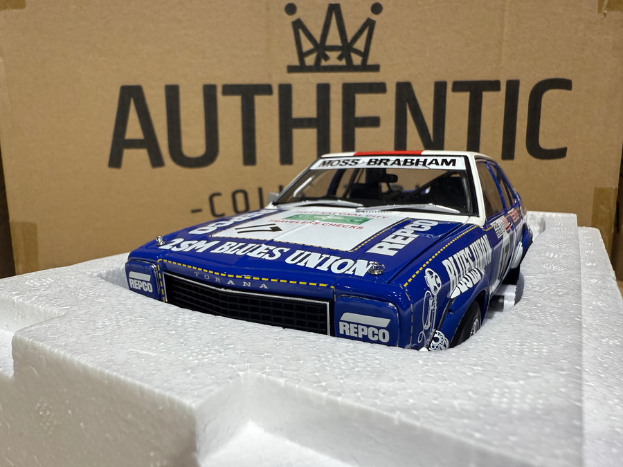 1976 BRABHAM/MOSS BATHURST - HOLDEN LH TORANA L34 SLR 5000 - 1:18 SCALE DIECAST MODEL - AUTOart
