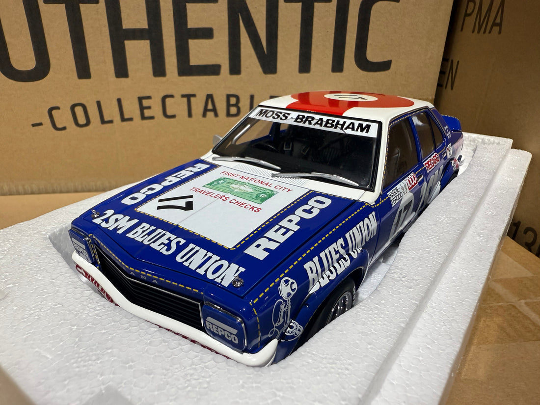 1976 BRABHAM/MOSS BATHURST - HOLDEN LH TORANA L34 SLR 5000 - 1:18 SCALE DIECAST MODEL - AUTOart