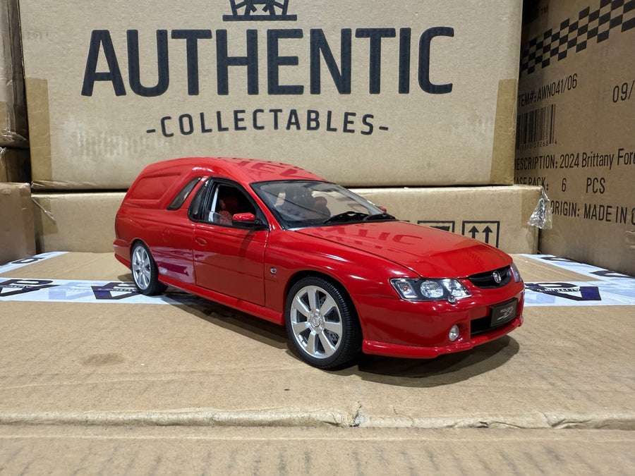VY SS Ute With Canopy Red Hot - 1:18 Scale Diecast Model