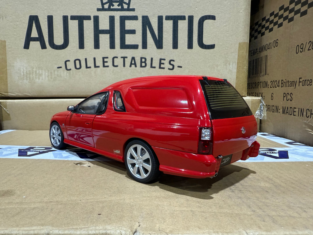 VY SS Ute With Canopy Red Hot - 1:18 Scale Diecast Model
