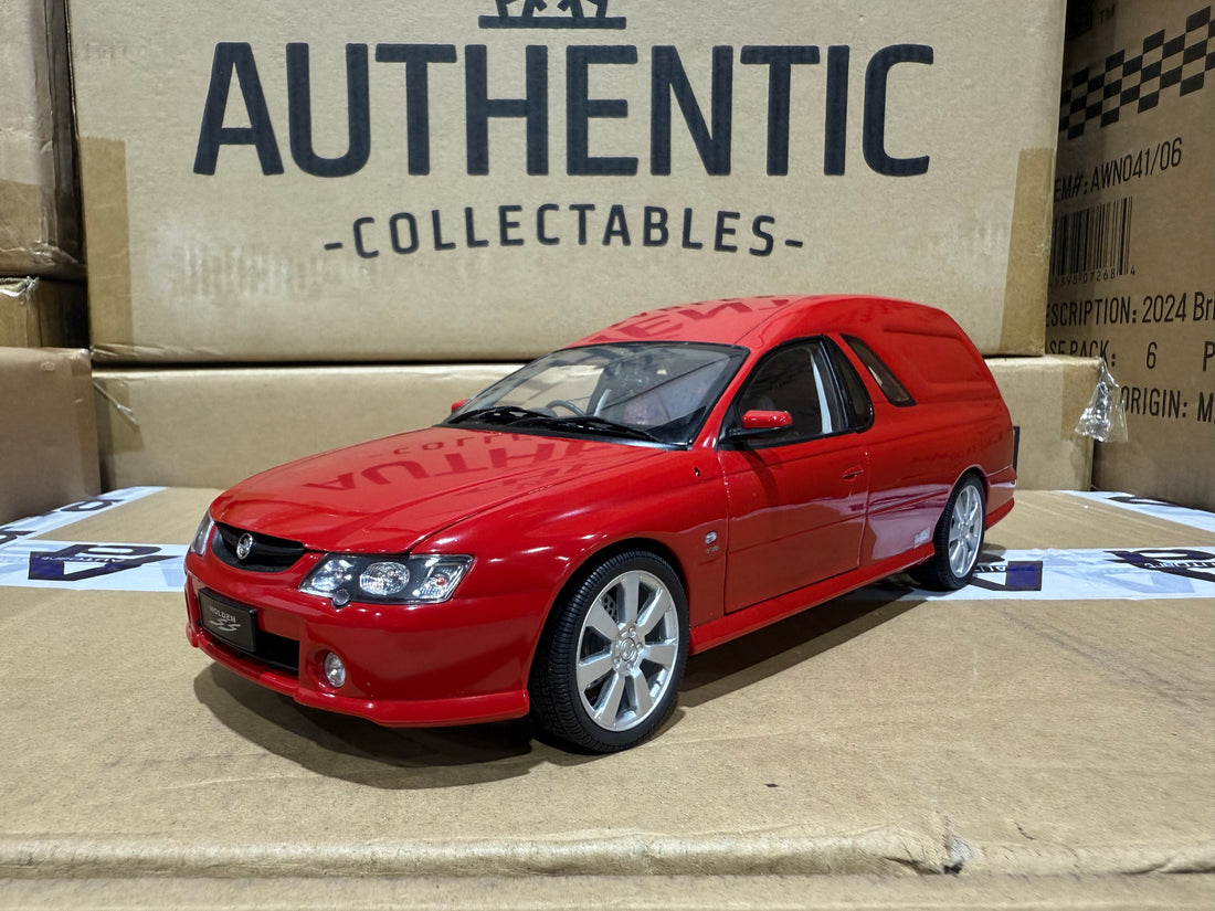 VY SS Ute With Canopy Red Hot - 1:18 Scale Diecast Model