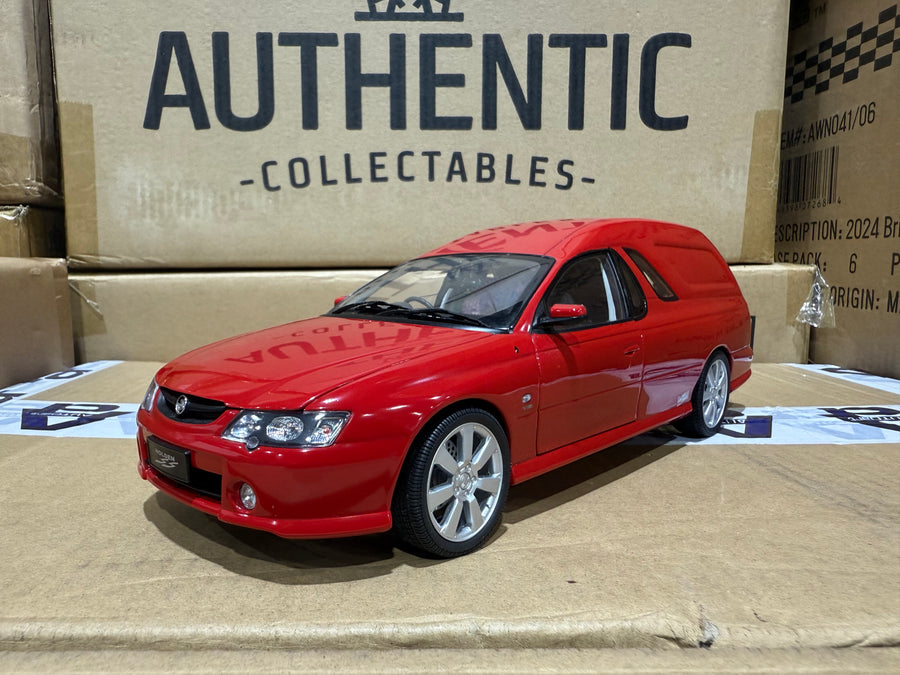 VY SS Ute With Canopy Red Hot - 1:18 Scale Diecast Model