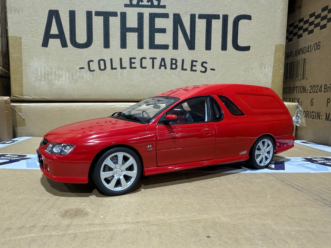 VY SS Ute With Canopy Red Hot - 1:18 Scale Diecast Model