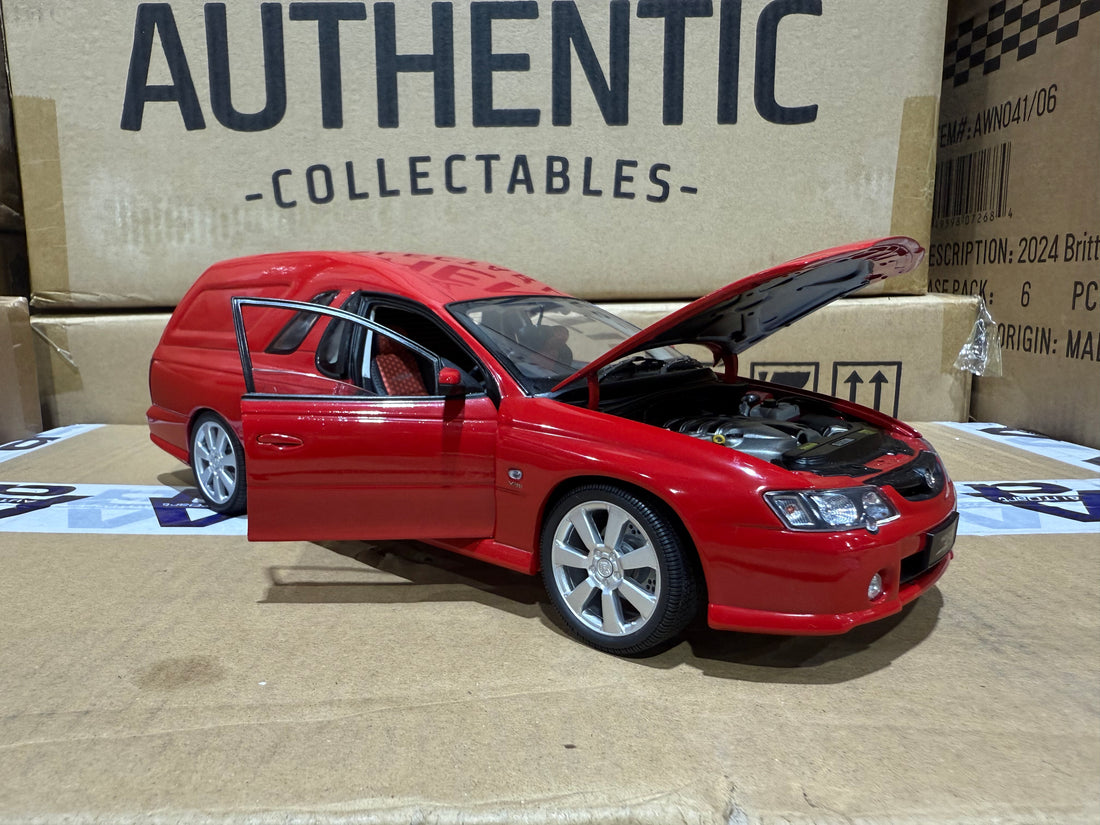 VY SS Ute With Canopy Red Hot - 1:18 Scale Diecast Model