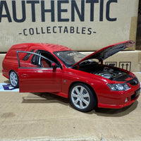 VY SS Ute With Canopy Red Hot - 1:18 Scale Diecast Model