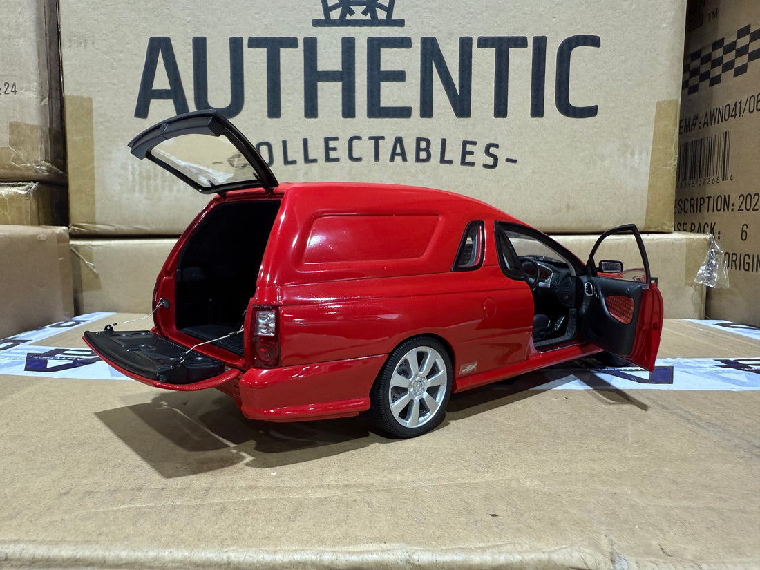 VY SS Ute With Canopy Red Hot - 1:18 Scale Diecast Model