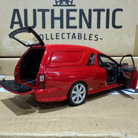 VY SS Ute With Canopy Red Hot - 1:18 Scale Diecast Model