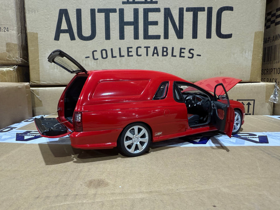 VY SS Ute With Canopy Red Hot - 1:18 Scale Diecast Model