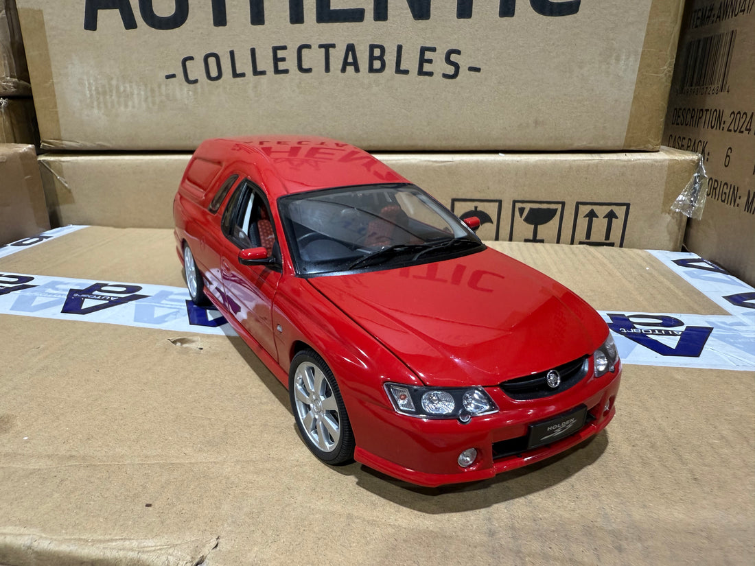 VY SS Ute With Canopy Red Hot - 1:18 Scale Diecast Model