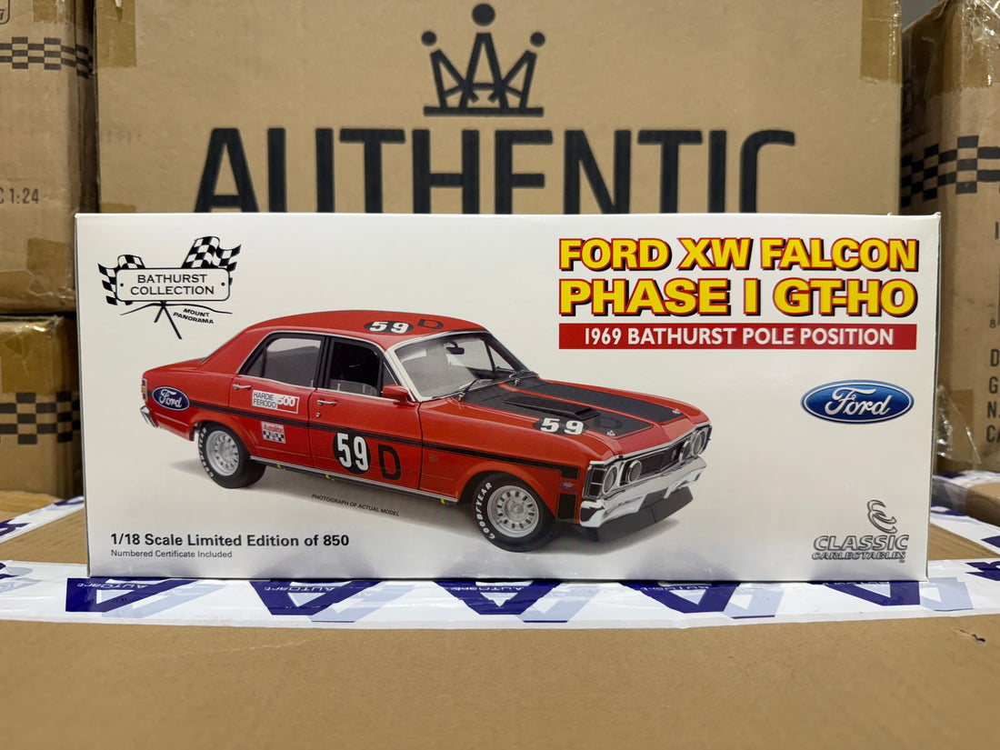 1969 Bathurst - #59D Ford XW Falcon GT-HO Phase I - 1:18 Diecast Sales