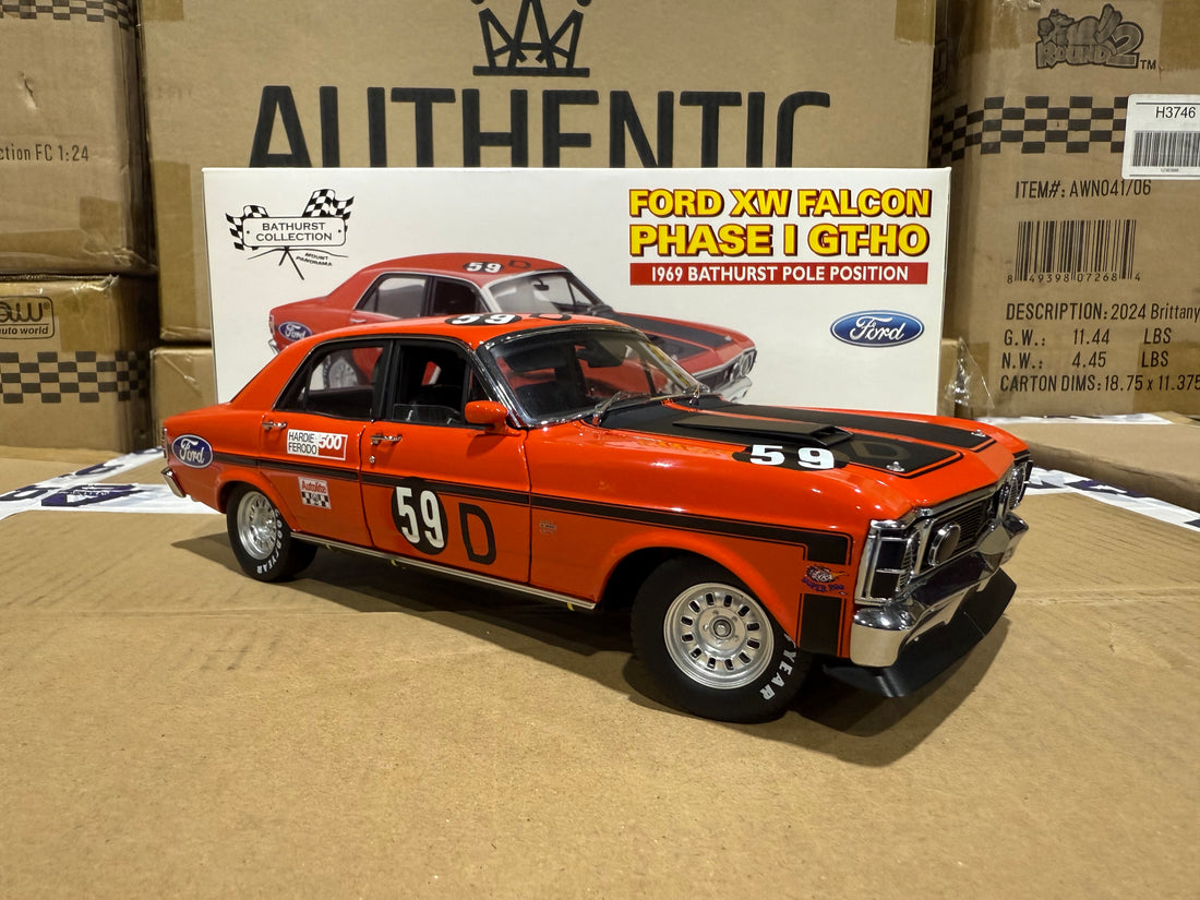 1969 Bathurst - #59D Ford XW Falcon GT-HO Phase I - 1:18 Diecast Sales