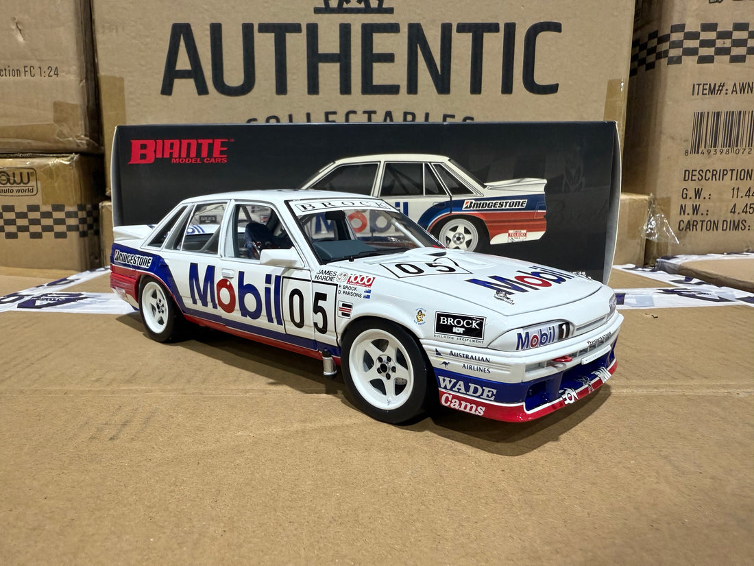 HOLDEN VL COMMODORE SS GROUP A #05 - BROCK / PARSONS BATHURST (1987) -1:18 SCALE DIECAST MODEL - BIANTE