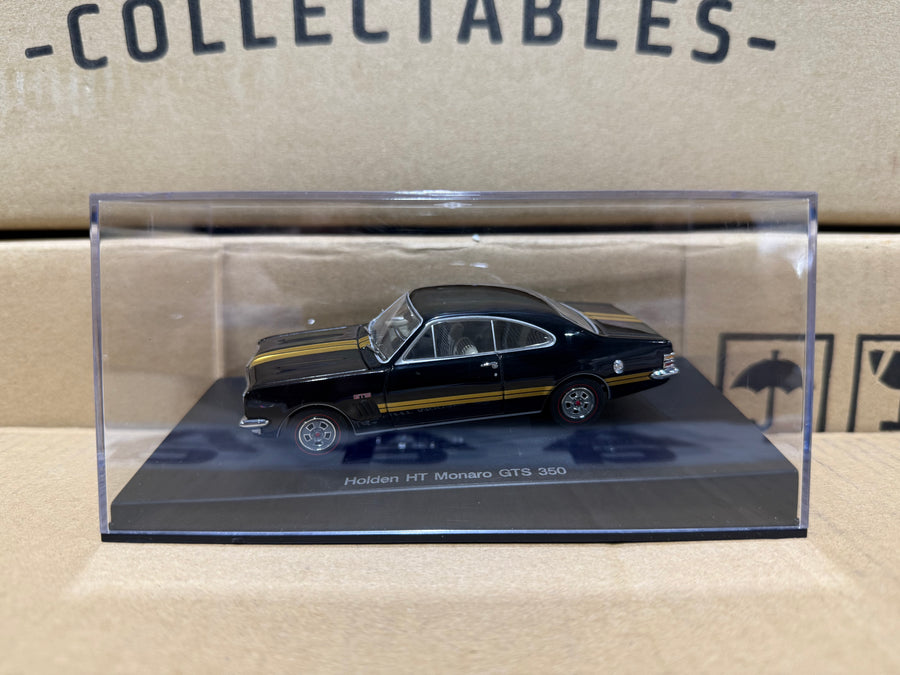 HOLDEN HT MONARO GTS 350 (WARRIGAL BLACK-GOLD STRIPES) - 1:43 SCALE DIECAST MODEL - AUTOart