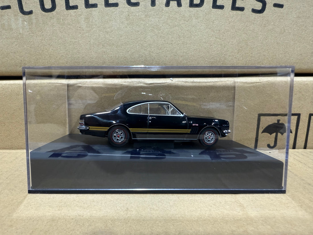 HOLDEN HT MONARO GTS 350 (WARRIGAL BLACK-GOLD STRIPES) - 1:43 SCALE DIECAST MODEL - AUTOart
