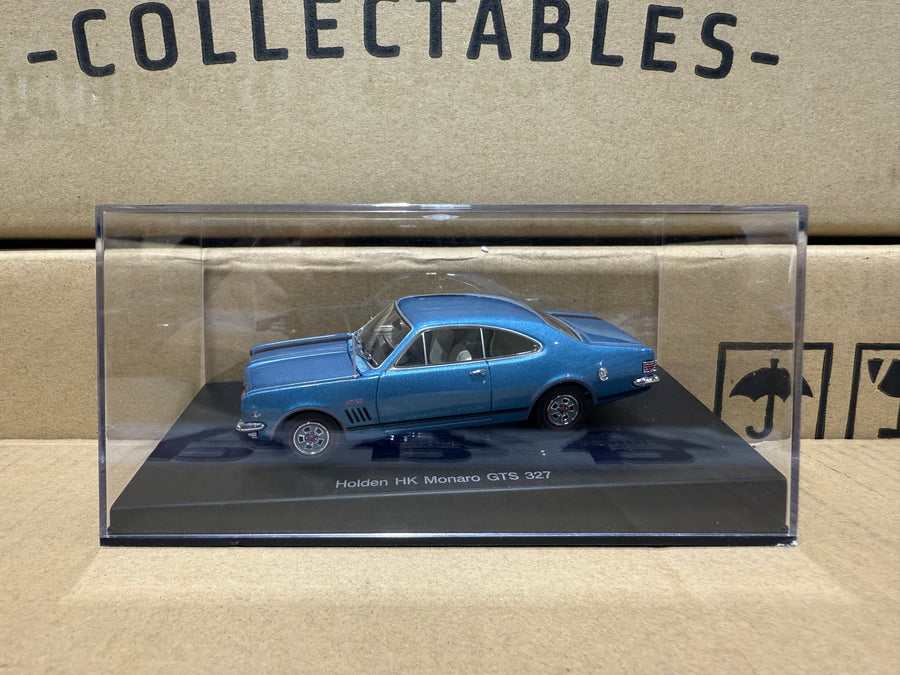 HOLDEN HK MONARO GTS 327 (BRIGHT BLUE METALLIC) - 1:43 SCALE DIECAST MODEL - AUTOart