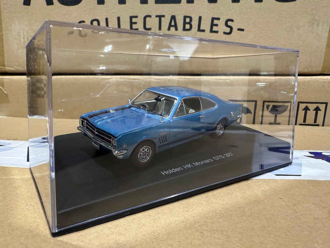 HOLDEN HK MONARO GTS 327 (BRIGHT BLUE METALLIC) - 1:43 SCALE DIECAST MODEL - AUTOart