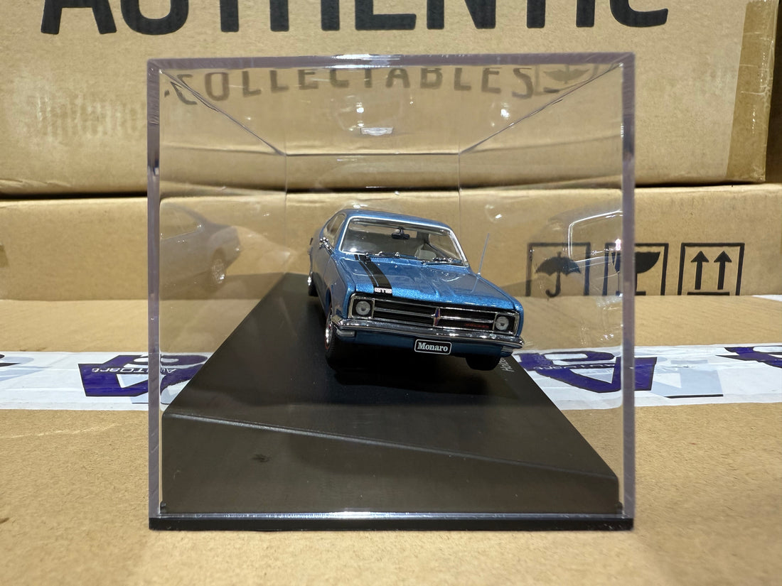 HOLDEN HK MONARO GTS 327 (BRIGHT BLUE METALLIC) - 1:43 SCALE DIECAST MODEL - AUTOart