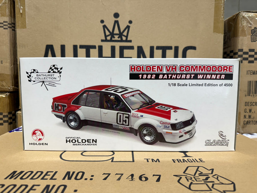1982 Bathurst Winner Peter Brock/Perkins - Holden VH Commodore - 1:18 Scale Diecast Model