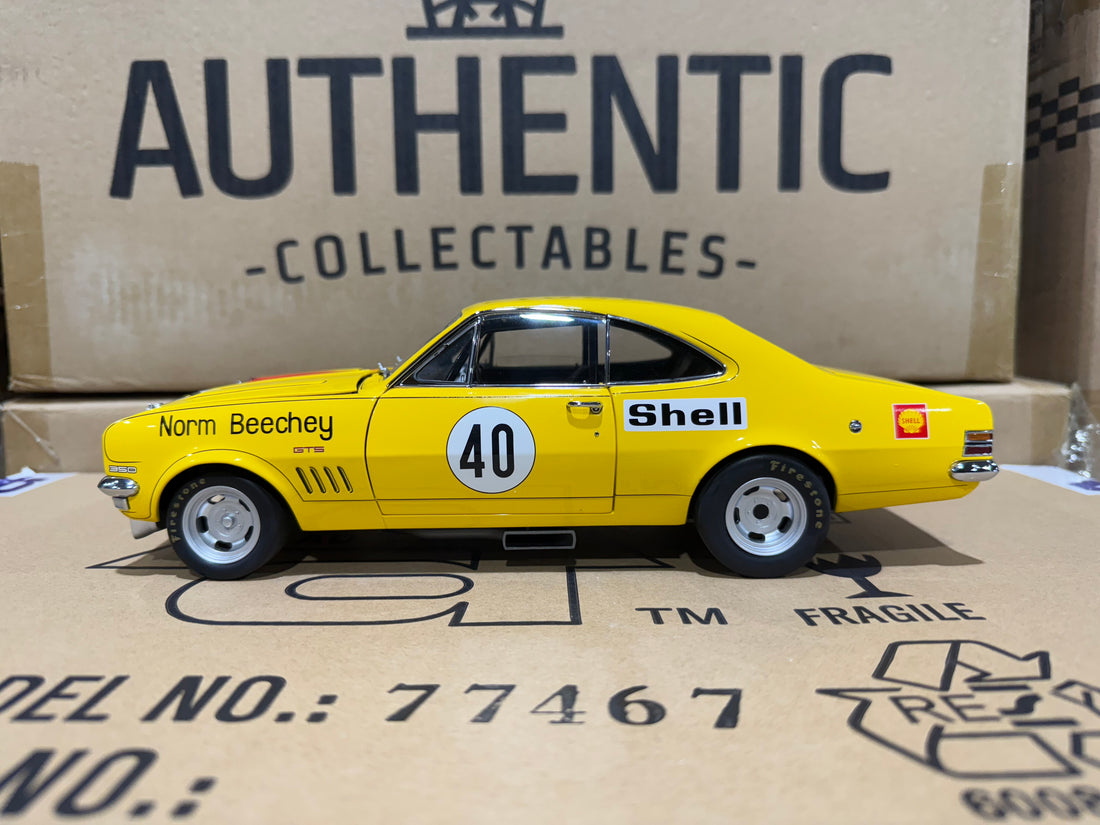 NORM BEECHEY SANDOWN 3RD - HOLDEN HT MONARO - 1:18 SCALE DIECAST MODEL
