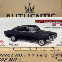 Holden HT Monaro GTS - Metallic Black - 1:18 Scale Diecast Model