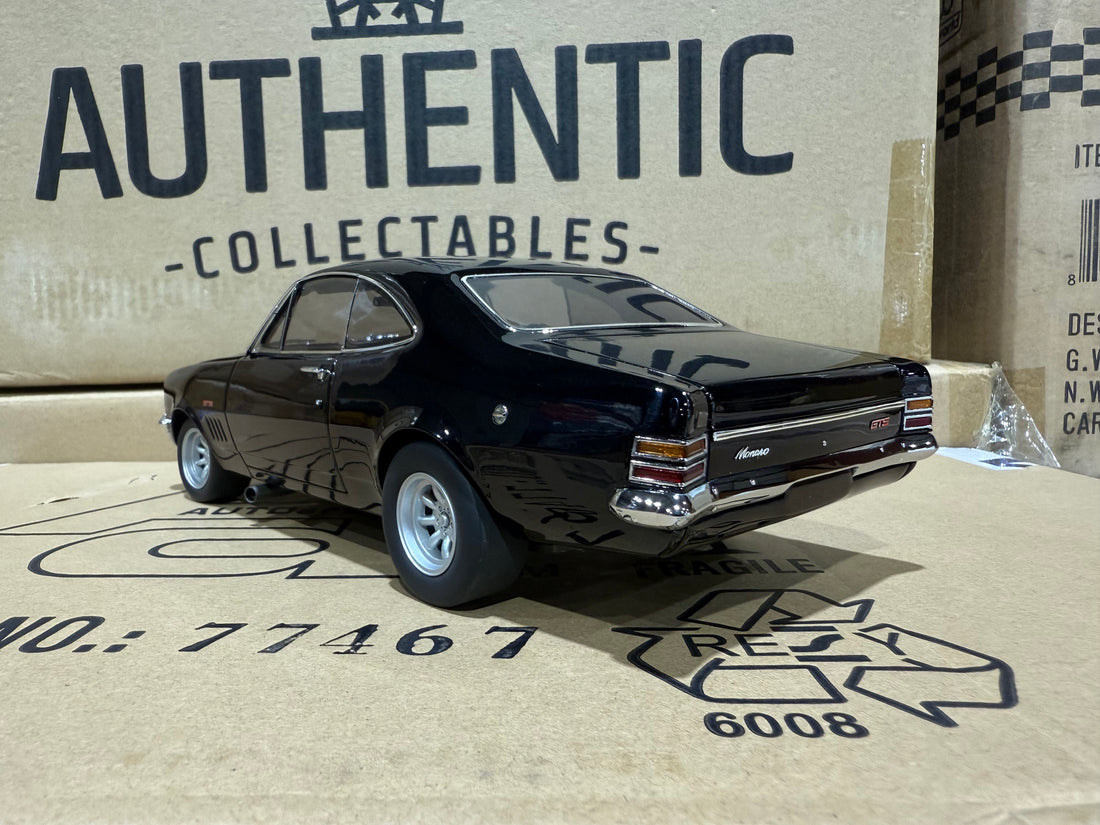 Holden HT Monaro GTS - Metallic Black - 1:18 Scale Diecast Model