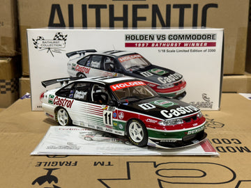 HOLDEN VS COMMODORE 1997 BATHURST WINNER - LARRY PERKINS - RUSSEL INGALL - 1:18 SCALE DIECAST MODEL