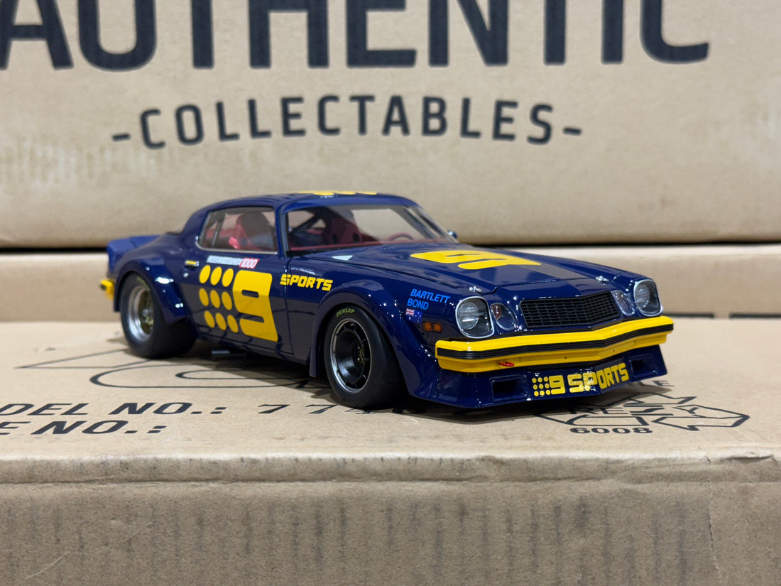 1982 Bathurst Kevin Bartlett/Bond - #9 Chevrolet Camaro - 1:18 Scale Diecast Model