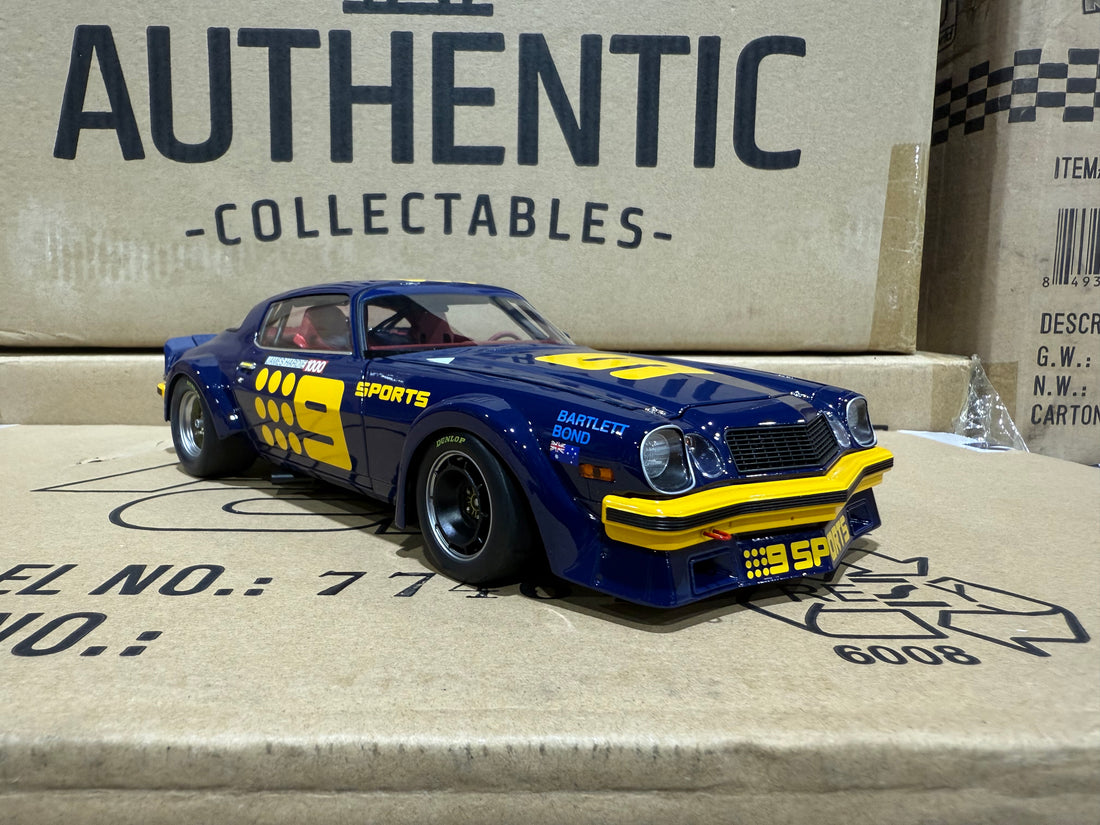 1982 Bathurst Kevin Bartlett/Bond - #9 Chevrolet Camaro - 1:18 Scale Diecast Model