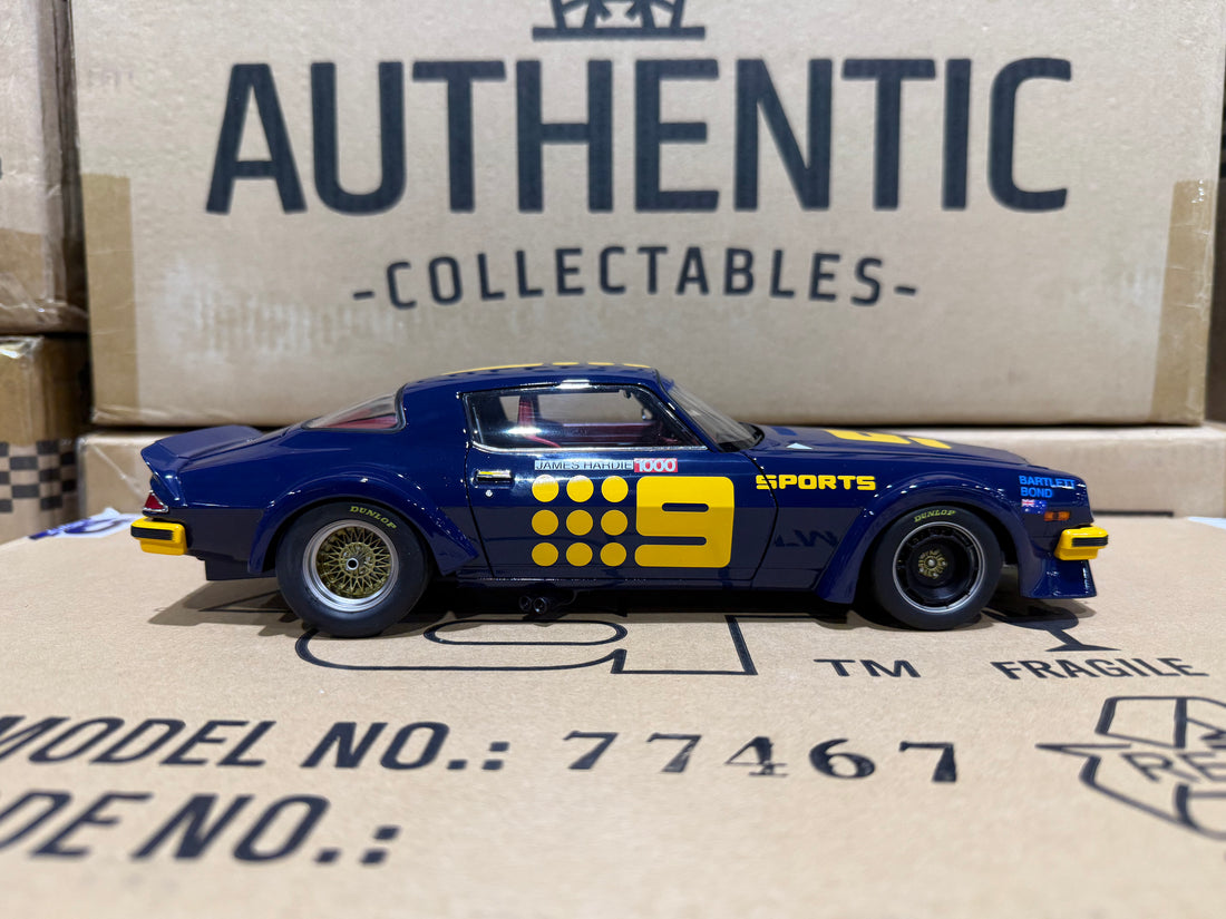 1982 Bathurst Kevin Bartlett/Bond - #9 Chevrolet Camaro - 1:18 Scale Diecast Model