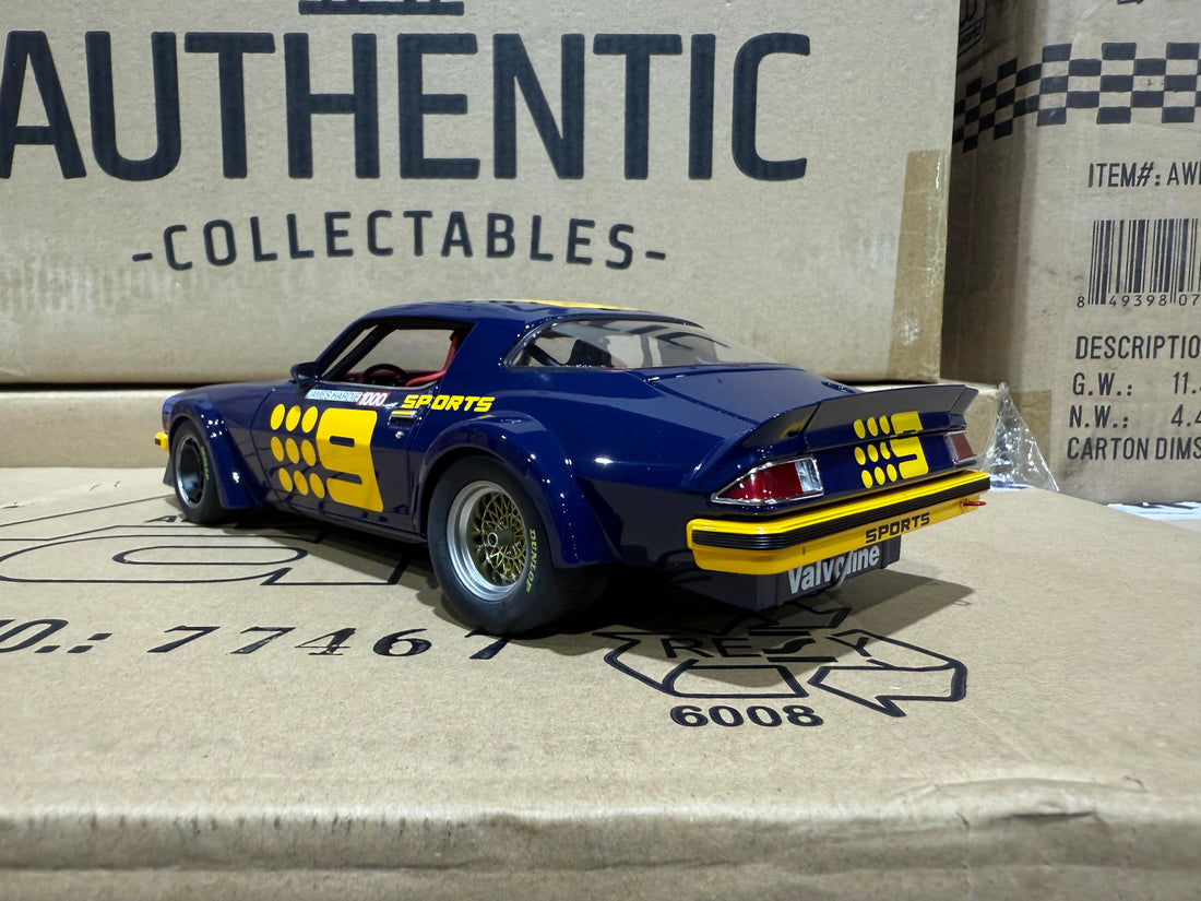 1982 Bathurst Kevin Bartlett/Bond - #9 Chevrolet Camaro - 1:18 Scale Diecast Model