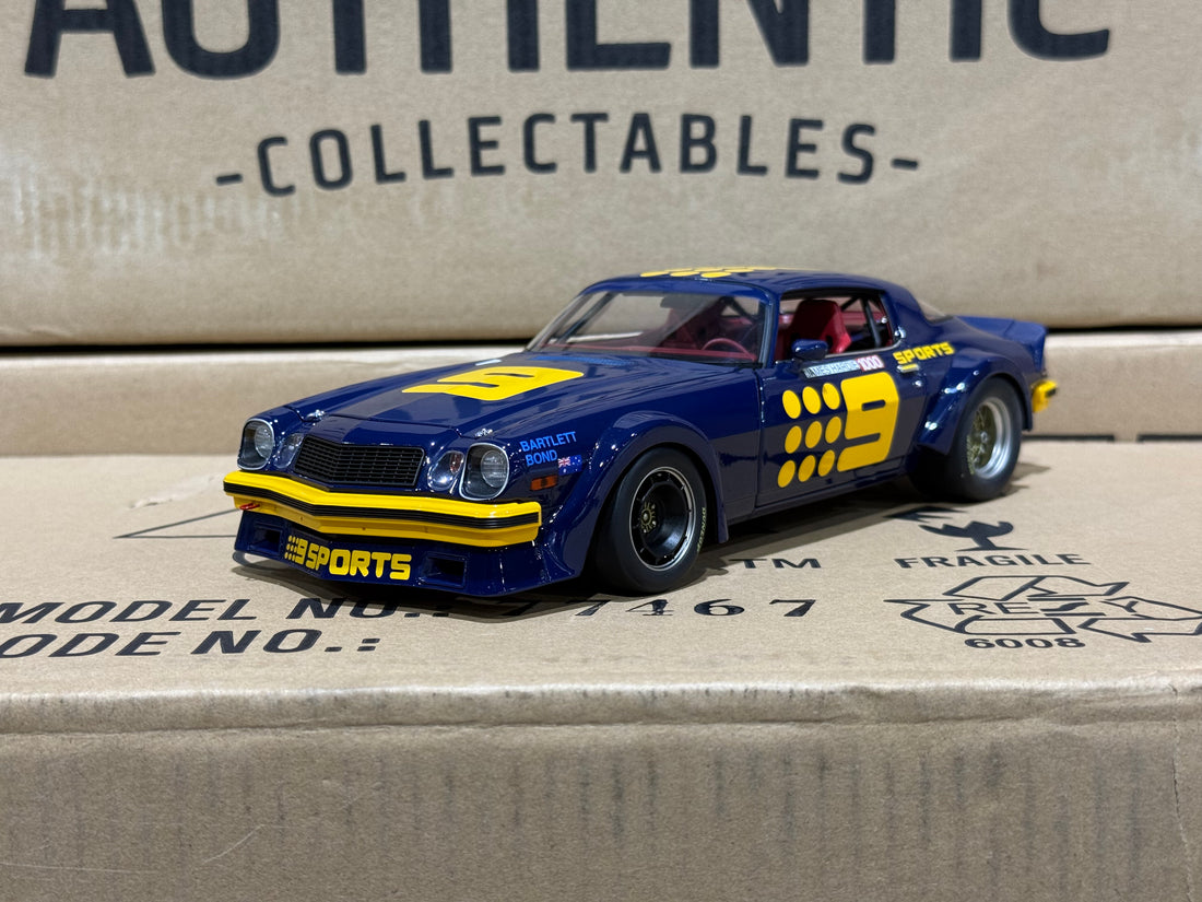 1982 Bathurst Kevin Bartlett/Bond - #9 Chevrolet Camaro - 1:18 Scale Diecast Model