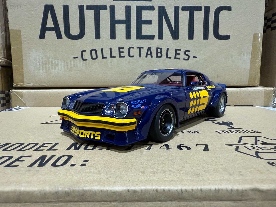 1982 Bathurst Kevin Bartlett/Bond - #9 Chevrolet Camaro - 1:18 Scale Diecast Model