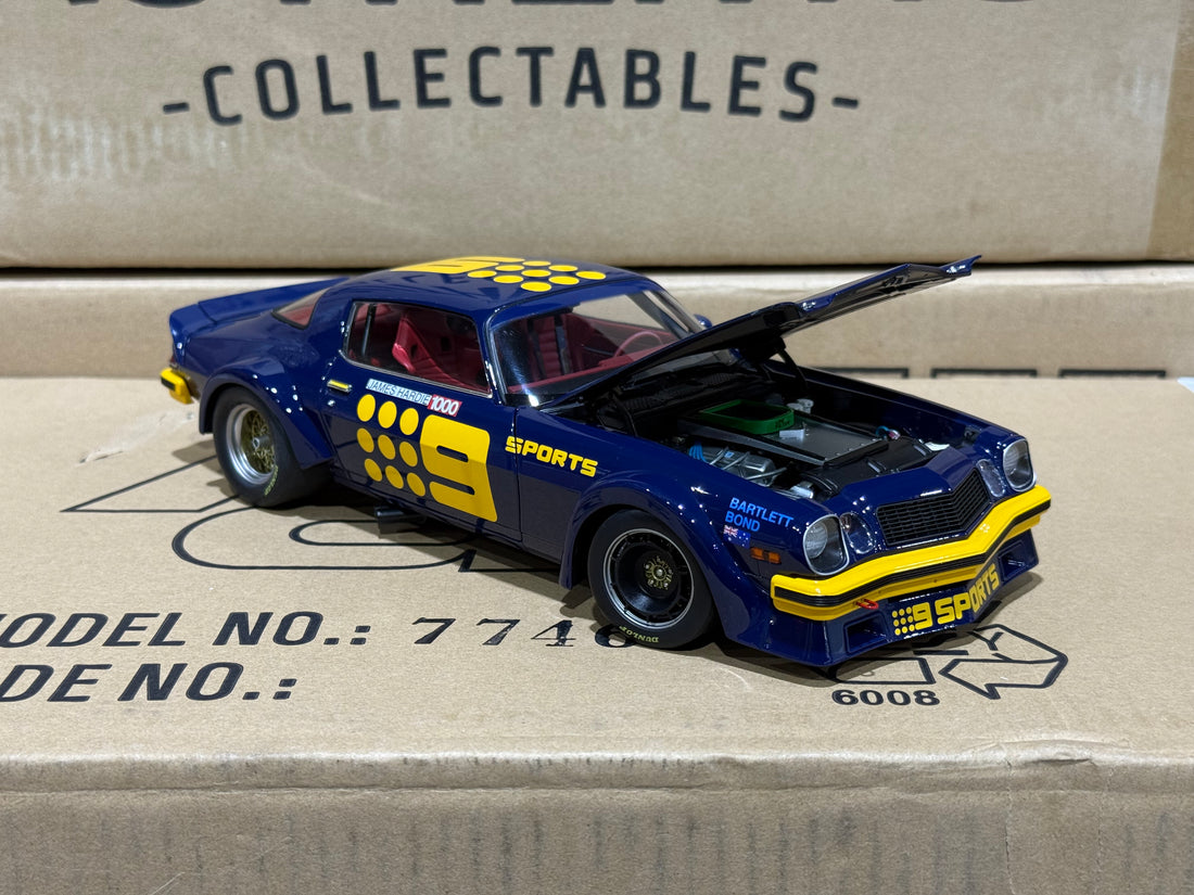 1982 Bathurst Kevin Bartlett/Bond - #9 Chevrolet Camaro - 1:18 Scale Diecast Model