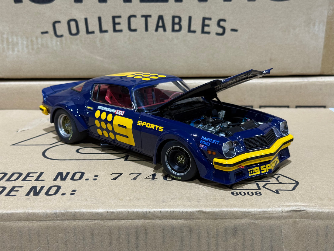 1982 Bathurst Kevin Bartlett/Bond - #9 Chevrolet Camaro - 1:18 Scale Diecast Model