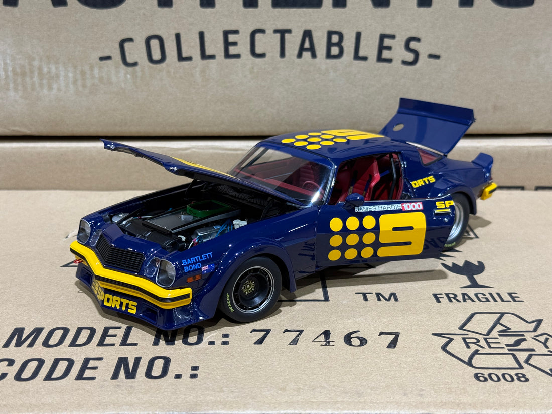 1982 Bathurst Kevin Bartlett/Bond - #9 Chevrolet Camaro - 1:18 Scale Diecast Model