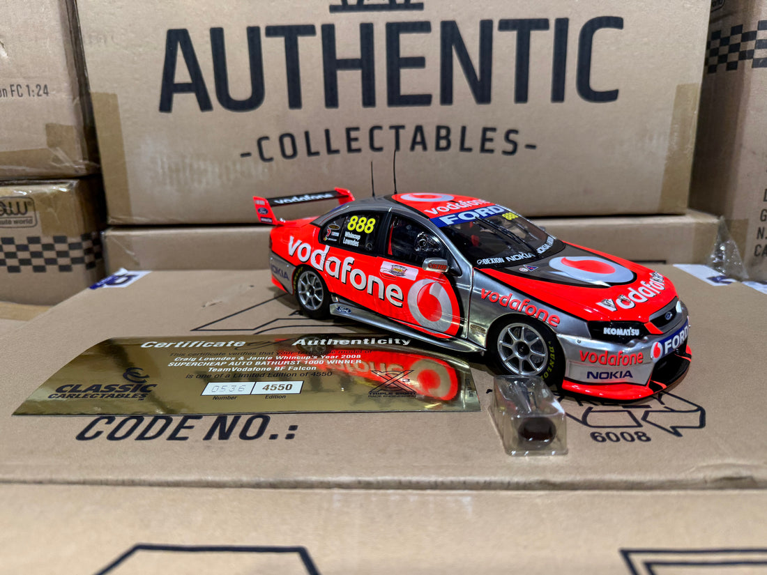 CRAIG LOWNDES & JAMIE WHINCUP’S 2008 SUPERCHEAP AUTO BATHURST 1000 WINNER - 1:18 SCALE DIECAST