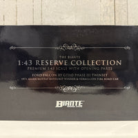 FORD FALCON XY GTHO TWIN SET: 1971 BATHURST WINNER - VERMILLION FIRE ROAD CAR - 1:43 SCALE DIECAST TWIN SET