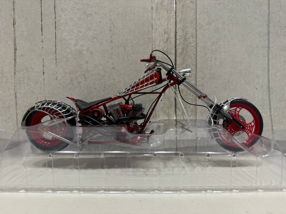 ORANGE COUNTY CHOPPERS - AMERICAN CHOPPER - BLACK WIDOW - 1:10 SCALE DIECAST