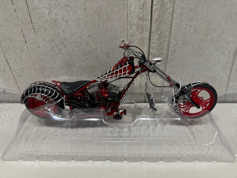 ORANGE COUNTY CHOPPERS - AMERICAN CHOPPER - BLACK WIDOW - 1:10 SCALE DIECAST