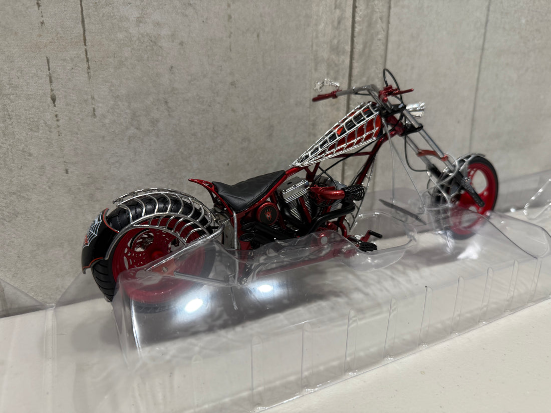 ORANGE COUNTY CHOPPERS - AMERICAN CHOPPER - BLACK WIDOW - 1:10 SCALE DIECAST