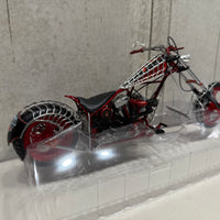 ORANGE COUNTY CHOPPERS - AMERICAN CHOPPER - BLACK WIDOW - 1:10 SCALE DIECAST